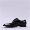 Tommy Bowe Witbank Toe Cap Derby Shoe - Black Leather